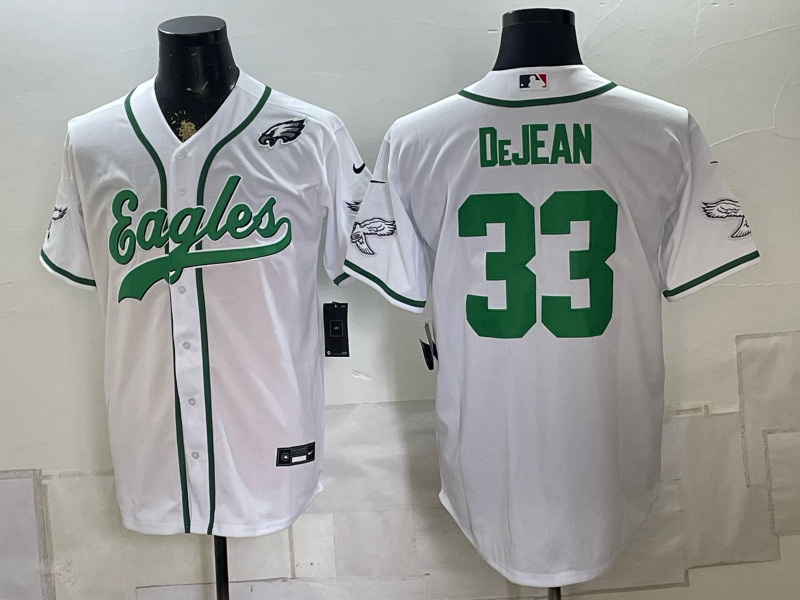 Men 2026 Philadelphia Eagles #33 DeJean white Nike Limited NFL Jersey 082800321